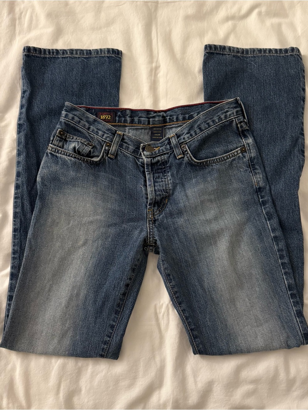 Vintage Abercrombie and Fitch 1892 collection bootcut jeans in a slim size 0
